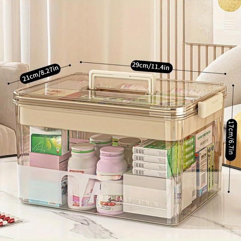 Transparent Medicine Storage Box