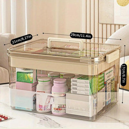 Transparent Medicine Storage Box