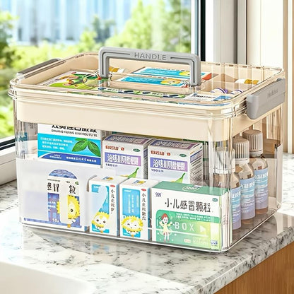 Transparent Medicine Storage Box
