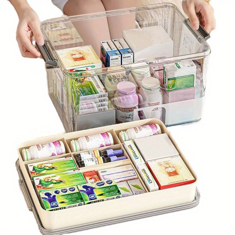Transparent Medicine Storage Box