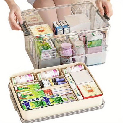 Transparent Medicine Storage Box